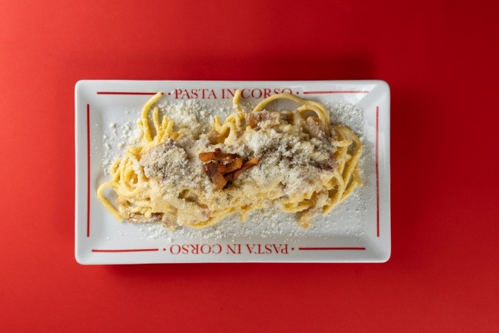 spaghetti carbonara sans gluten