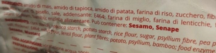 mix farine pane senza glutine